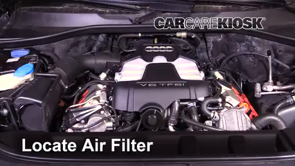 2013 Audi Q7 Premium 3.0L V6 Supercharged Air Filter (Engine) Check